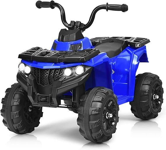 6V Battery Operated Ride on Quad - Blue/Black