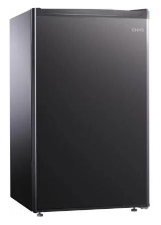 CSR120 CHIQ SINGLE DOOR FRIDGE 120L -SILVER BLACK