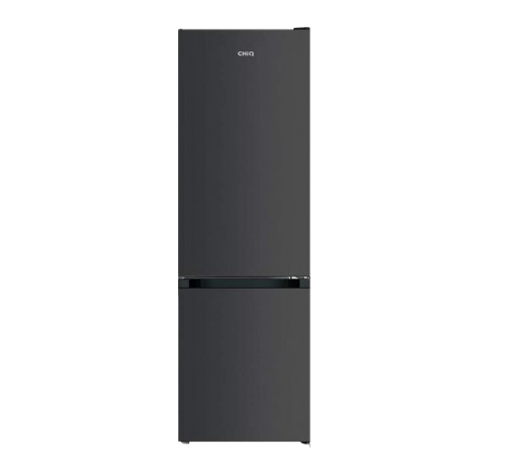 260L CHIQ DOUBLE DOOR FROST FREE REFRIGERATOR SILVER BLACK CTM260NSK3