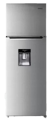 451L CHIQ DOUBLE DOOR FROST FREE WITH WATER DISPENSER REFRIGERATOR - SILVER BLACK CTM451N