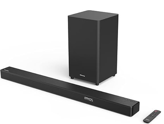 3.1 CH SOUND BAR WITH WIRELESS SUBWOOFER, 300W - HS312