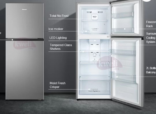 266L DOUBLE DOOR FRIDGE SILVER - RT266N4DGN