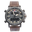 Dual Designer Men's Watch - Black