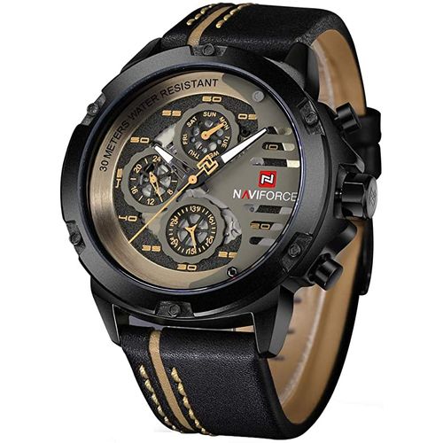 Formal Mens Designer Watch - Black