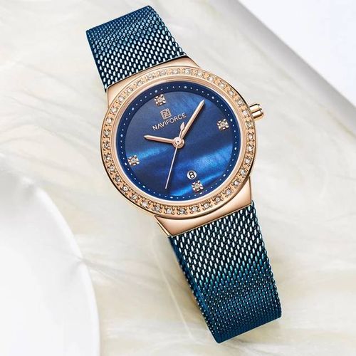 Ladies Dated Analog Watch - Blue