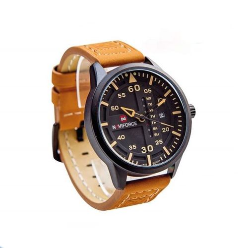 Naviforce Analog Mens Formal Watch - Brown