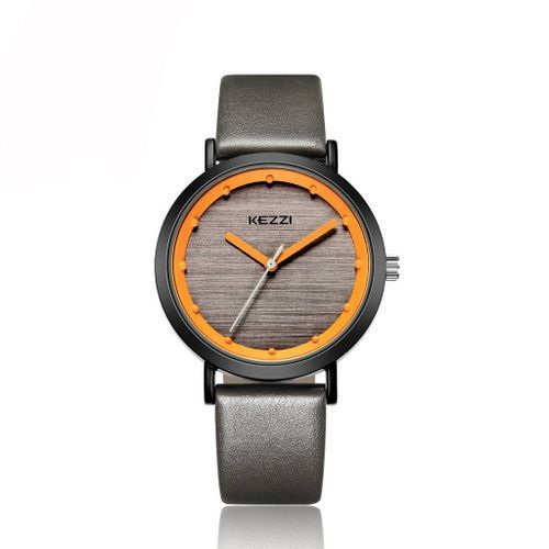 Kezzi Slim Less Weight Unisex Designer Watch - Black