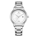 Stainless Steel Waterproof Womens Watch - Silver