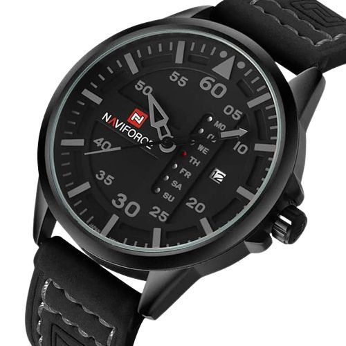 Naviforce Analog Water Proof Watch - Black