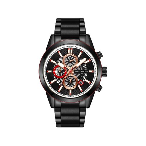 Mini Focus Mens Formal Chronograph Analog Watch - Black