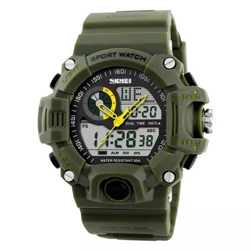 Skmei  Digital And Analog Sports Watch - Green