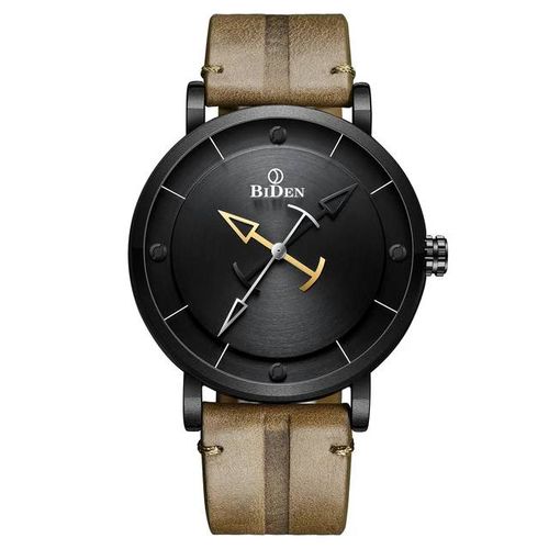 Biden Mens Stylish Waterproof Analog Watch - Black