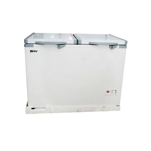 Sky 420L Chest Freezer 42 Double Door - White