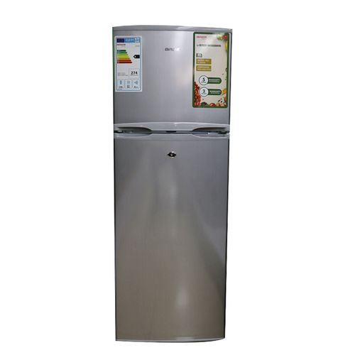 AIWA DF 260 Ltrs Double Door Defrost Refrigerator - Silver