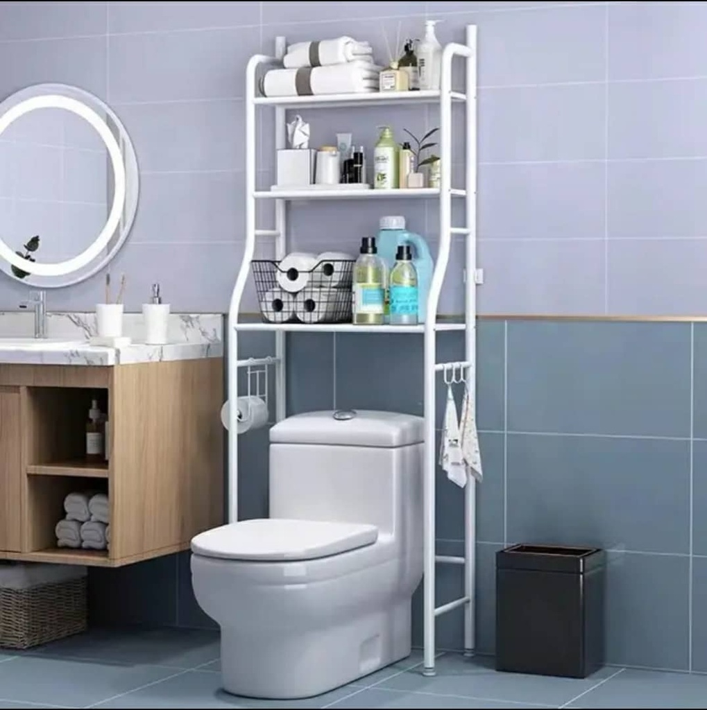 Toilet Racks ( white and grey )