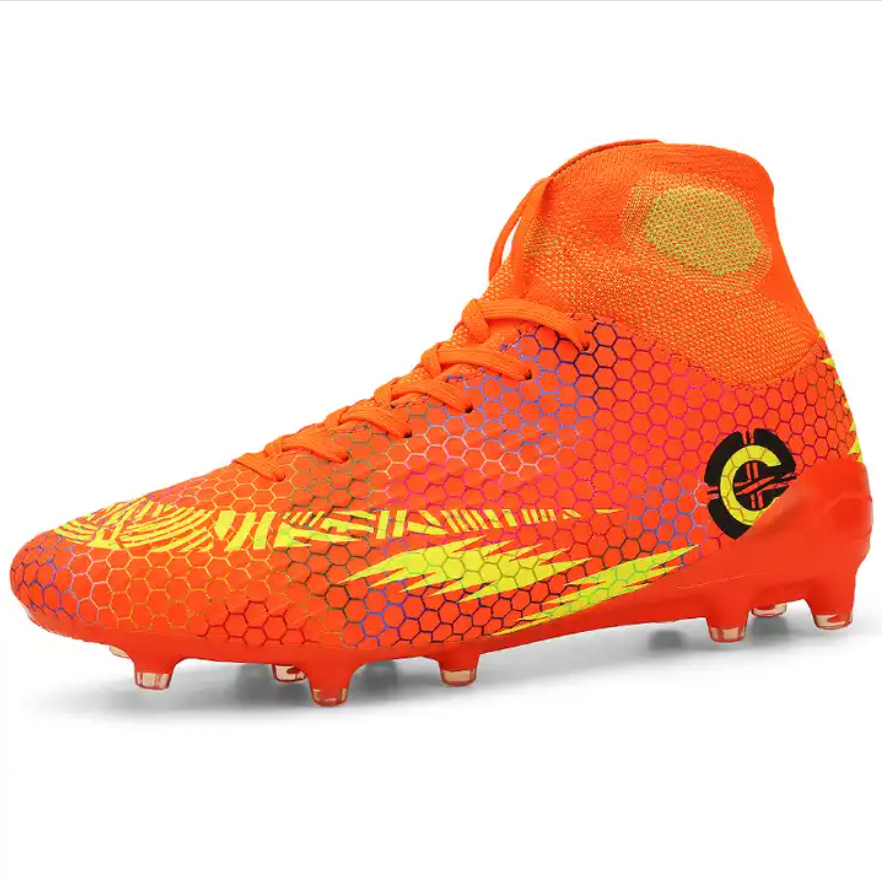 PU Upper Unisex Artificial Hard Ground Soccer Shoes