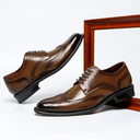 Elegant Cow Leather Men shoes