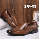 Men Loafers Office PU Leather Shoes