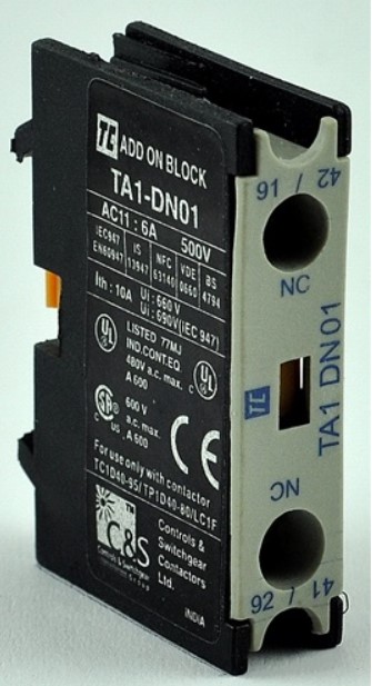 Tronic Auxillary Contact Block TA1DN01-AX TA1D-N0-10