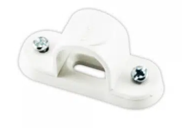 PVC Saddle W/Base - 20MM Tronic CP SADD-20-WH