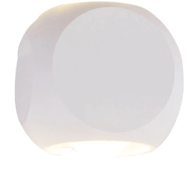 WALL LAMP FABRIC SHADE WHITE