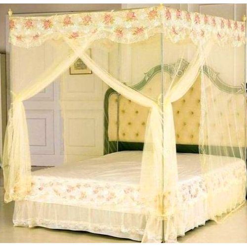 4 Stand / Pole Mosquito Net - Cream