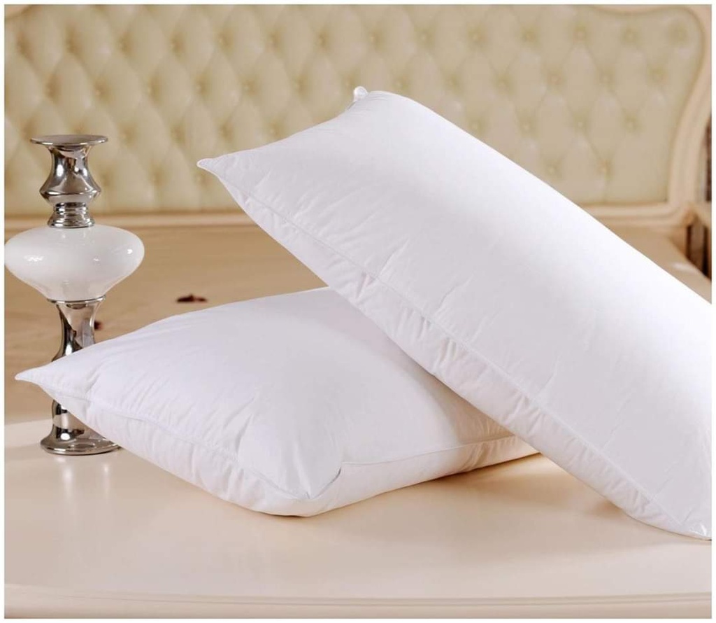 Big Fibre Pillows Pair (2 Pcs) - White.