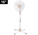 16" NWL-304 STAND FAN ( 60 WATT, 5 BLADES, White/Cream )