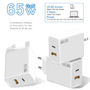 65W GaN Charger Fast Charging Mobile Phone Laptop Charging Multi-port PD USB QC3.0 Adapter