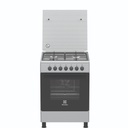 ELECTROLUX EKK6400Z9X/60/60cms 4 Gas Burners with Electric Oven & Grill + Rotasserie + Oven Fan