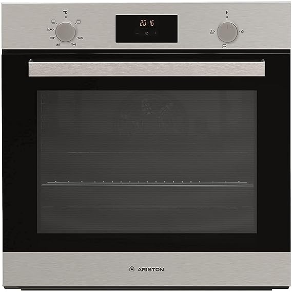 ARISTON FI5 851C IX/60cms, 60°-250°, Multifunction 71Liters Digital Display with Touch Controls Oven Fan