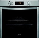 INDESIT IFW 5844 CIX/60cms, 60°-250°, 11 Programs, 71Liters Digital Display with Touch Controls Oven Fan