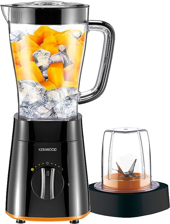 KENWOOD BLP15.150BK/500W 2L Glass Jug+Multi Mill Attachment+ ice crushing(black)