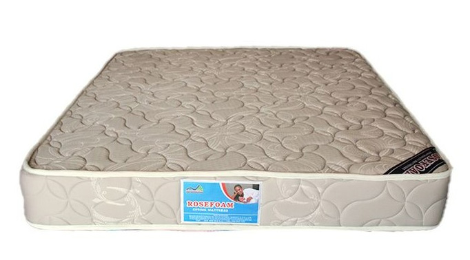 6*6 Rosefoam High Density Smart  Matress ( 8", White )