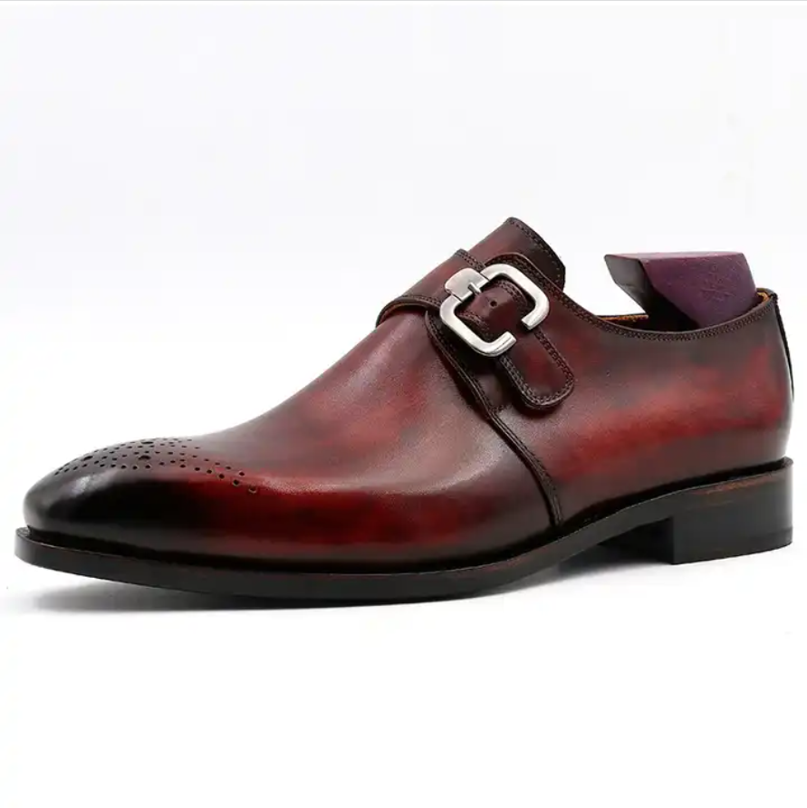 Modish Men Calf Leather Shoes