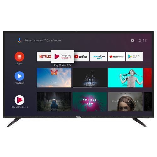 Pixel 55 Inch 4K Android Smart TV - Black