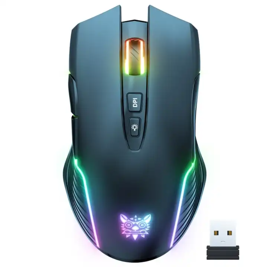 ONIKUMA CW905 2.4G RGB Lighting Wireless Mouse Optical Computer Mouse For Laptop PC Wireless Gaming Mouse