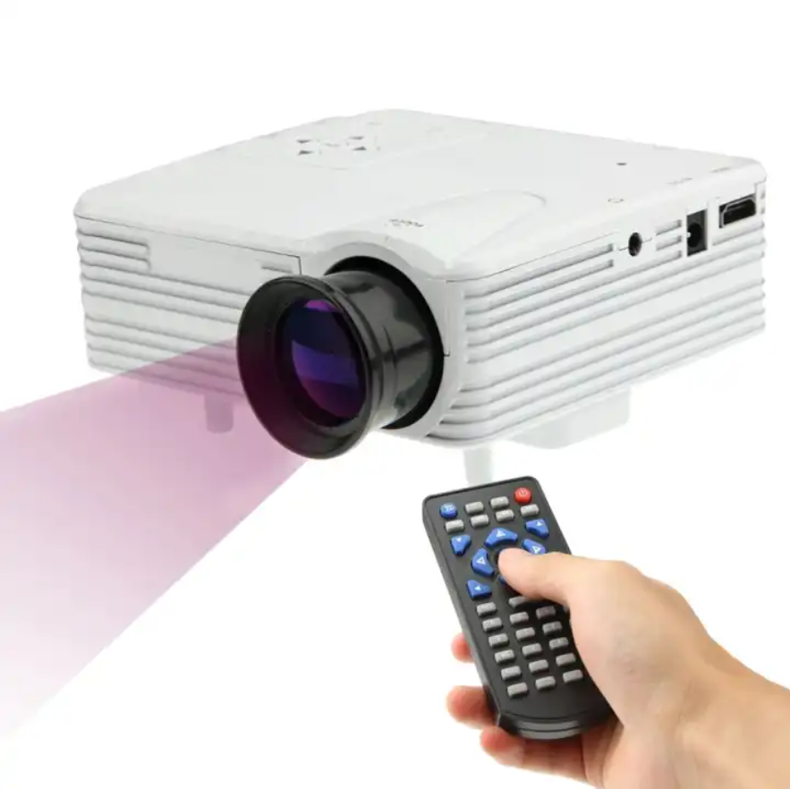 Smart H80 Mini 80 Lumens 640 x 480 HD LCD Projector, Multimedia Miracast Airplay TV LCD, LED Android WIFI Projector