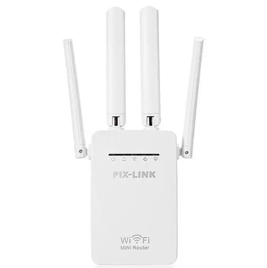 Home Office Wireless WIFI Repeater, Wireless Wi-fi Range Extender Amplifier With 4 WIFI Antennas