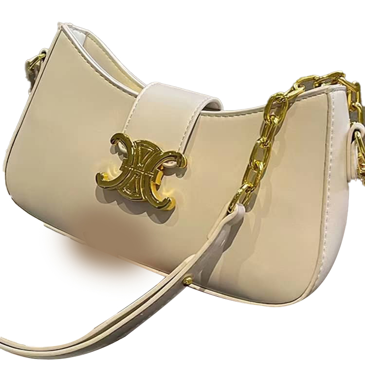 Ladies Leather Hand Bag - White