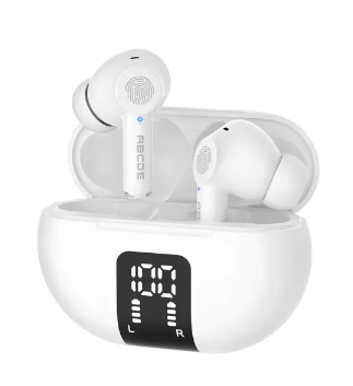 TWS i12 Wireless Earphones HiFi Stereo Headphones -White