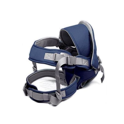 New Comfortable Baby Carrier With a Hood - Navy Blue