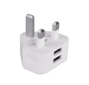 2.1A dual-port USB travel charger UK 3 pin Android fast charger for iPhone 5 6 7 8 11 13 iPad