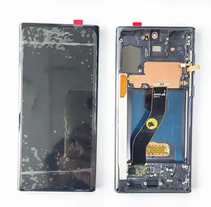 ORIGINAL 6.3'' AMOLED For Samsung Galaxy Note 10 N970F note10 N970 N9700 LCD with Frame Display Touch Screen Digitizer Assembly