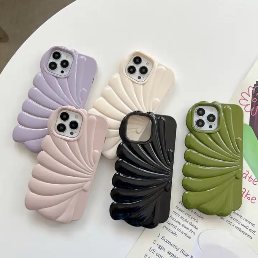 Shockproof Phone Case For iPhone 11 Shiny Shell Texture Phone Case