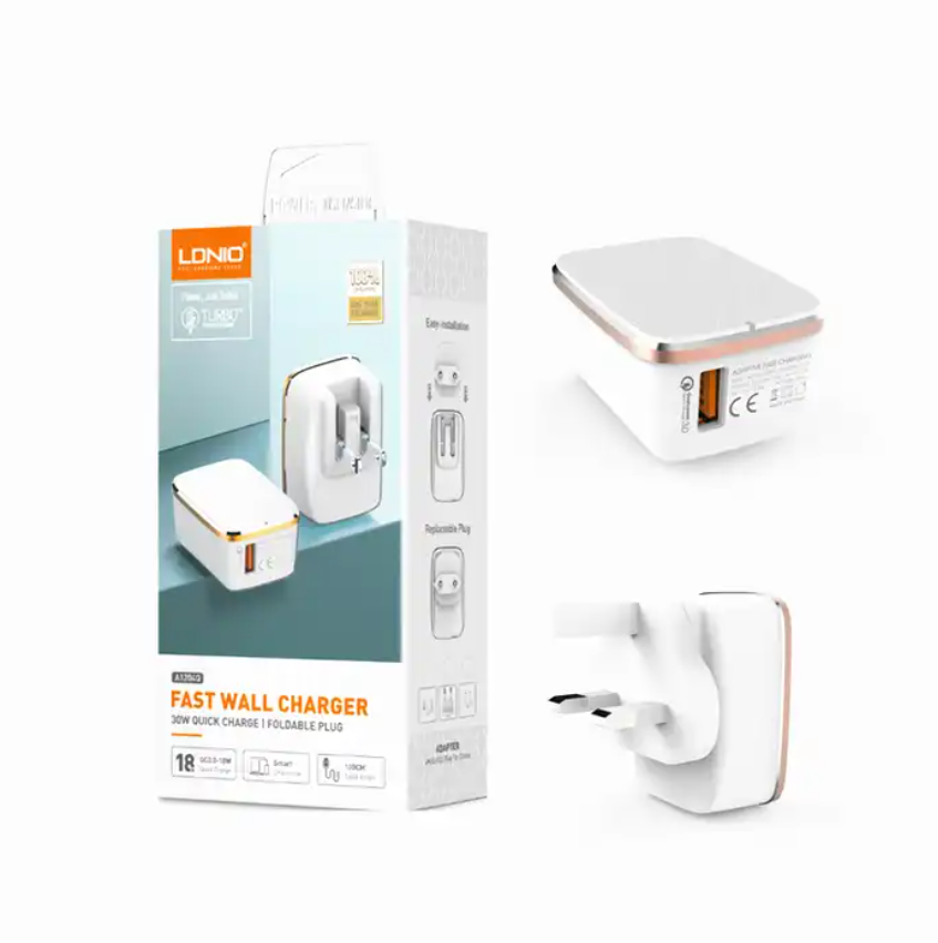 LDNIO Quick Charging QC 3.0 USB Wall Charger