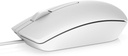 Dell MS116 Optical USB Wired Mouse - White