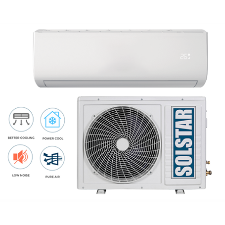 SOLSTAR AIRCON, 18000BTU, GAS R410,COPPER CONDESOR