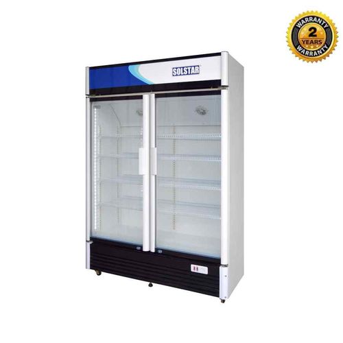 Solstar Vertical Cooler 900Ltrs Double  Door (VC 9000-WHV SS)