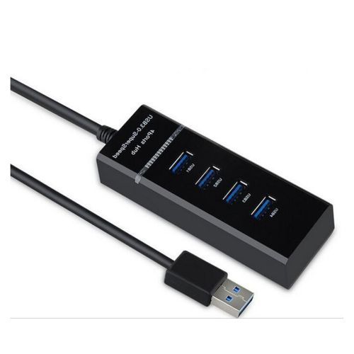 USB HUB 3.0 High-speed 30cm For Desktop Laptop 4Ports USB HUB -Black